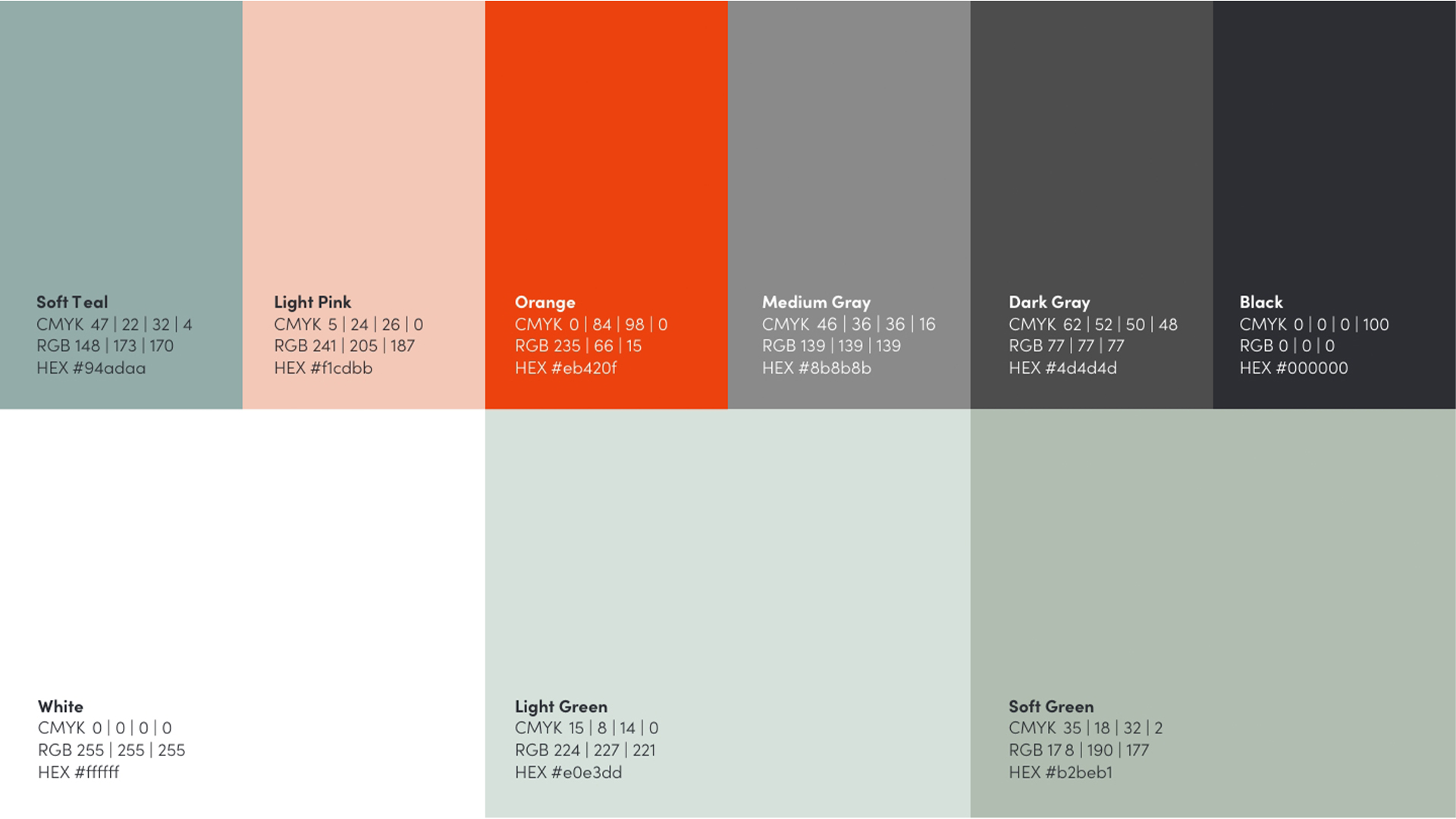 grafica palette colori per cangioli