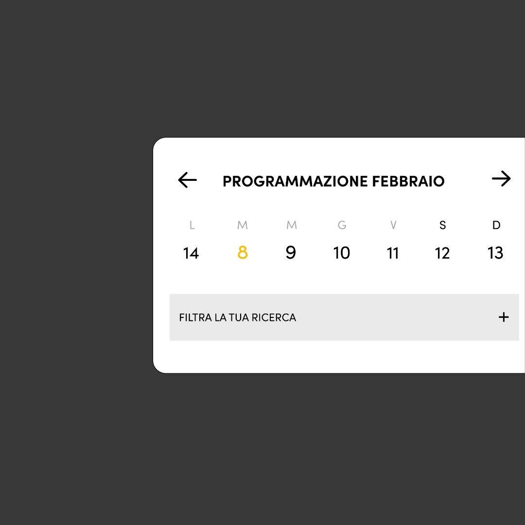 icona del calendario di febbraio per le ricerche sul sito