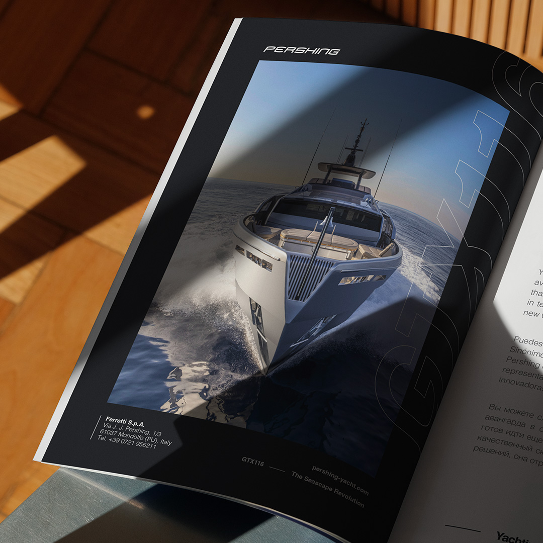 foto di una pagina del catalogo pershing inerente al modello GTX116