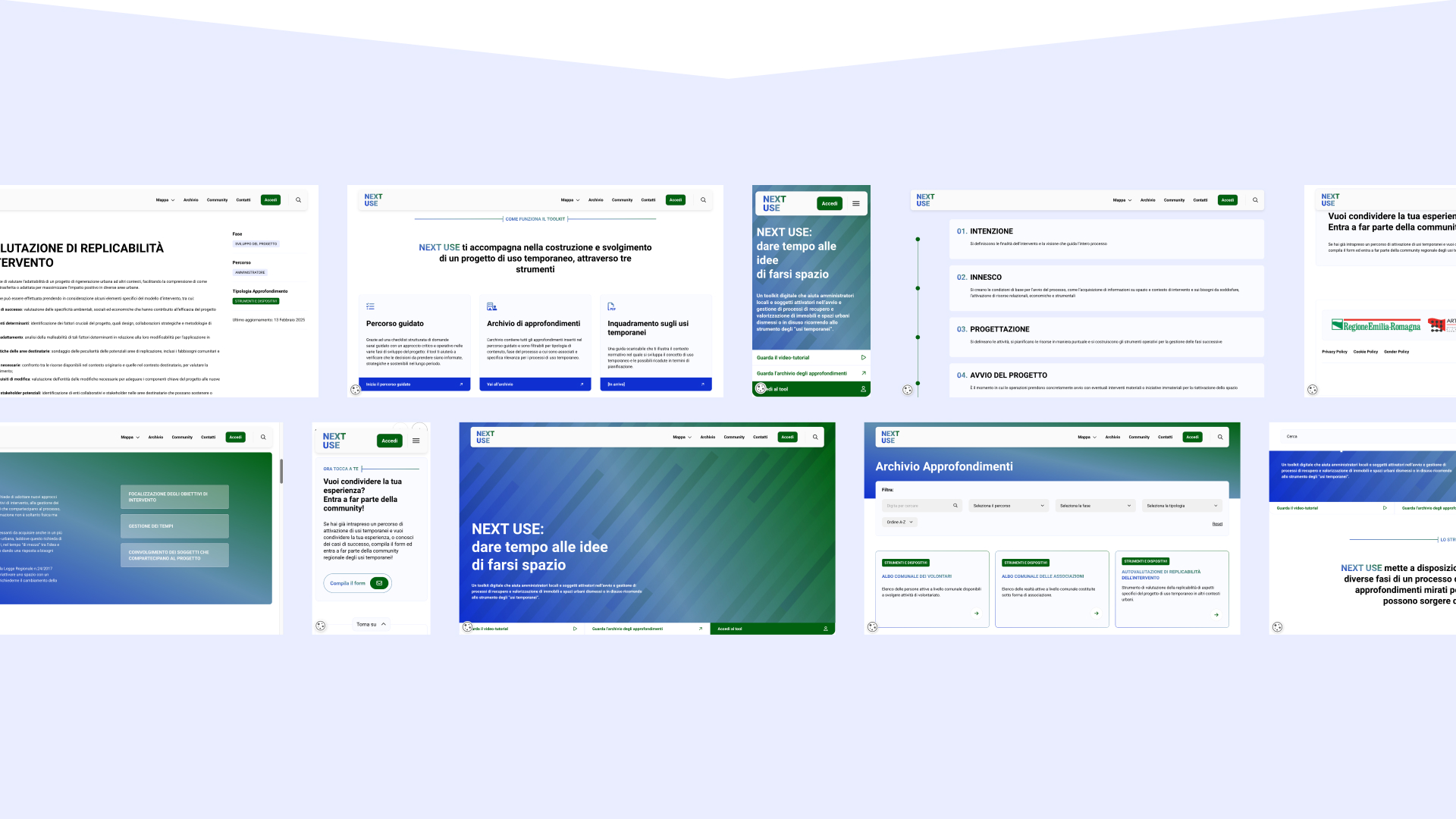 Mockup del sitoweb di Worldrise