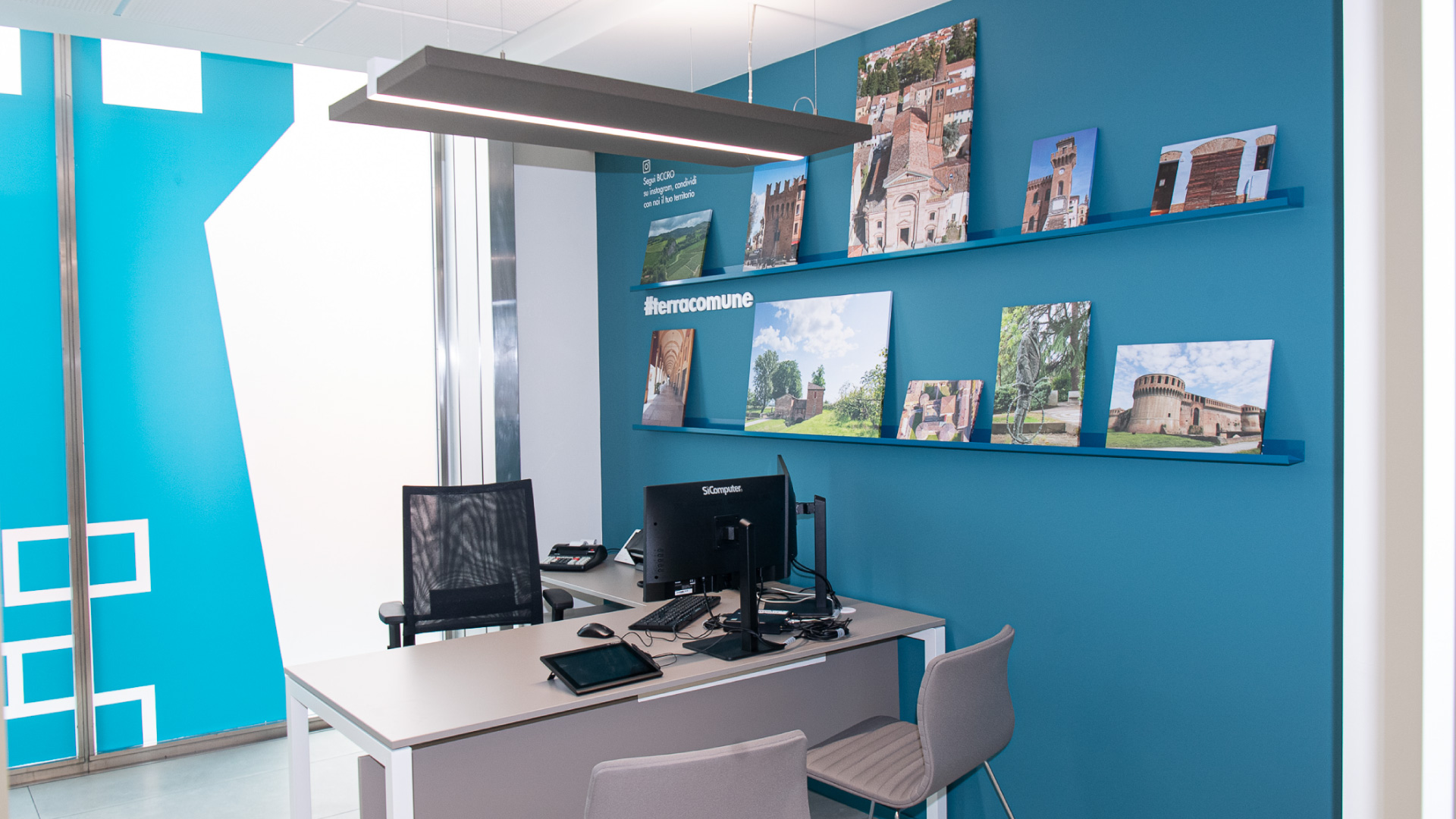 disegno dell'interno dello store ducati scrambler