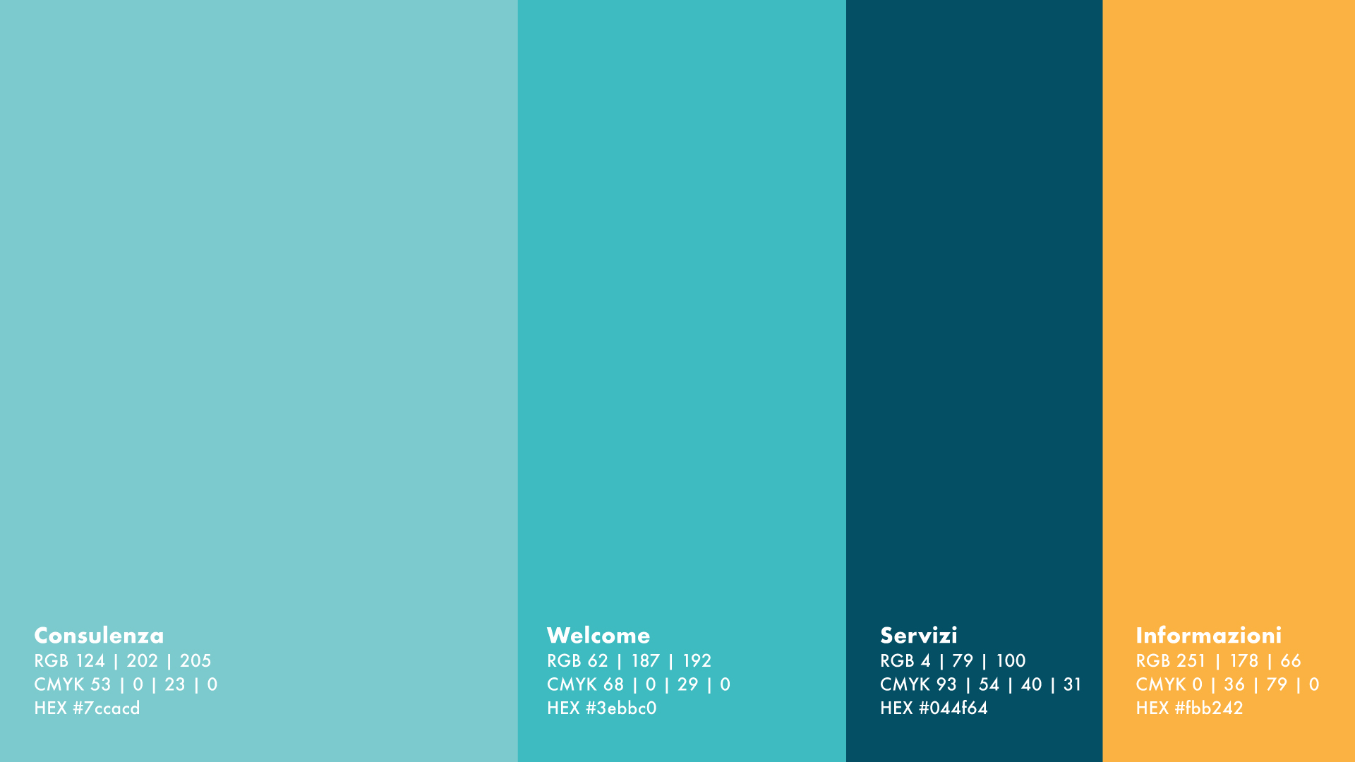 palette colori filiali di bcc romagna occidentale